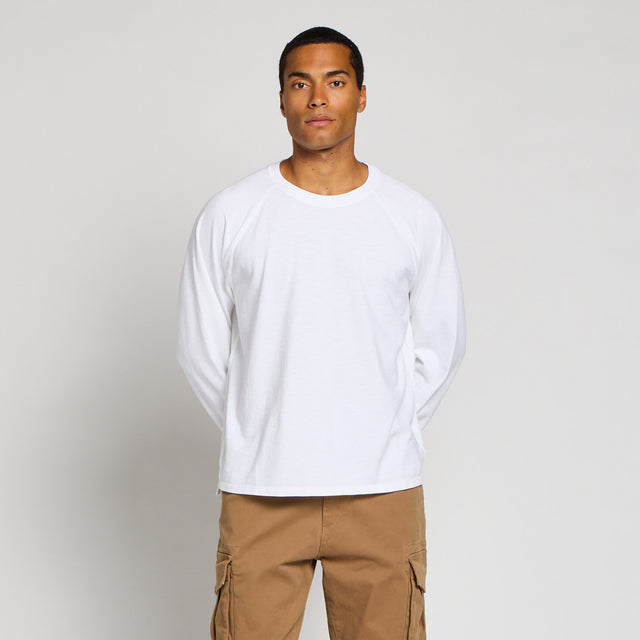 ESSENTIAL RAGLAN T-SHIRT - HEAVY SLUB JERSEY - Bowery NYC
