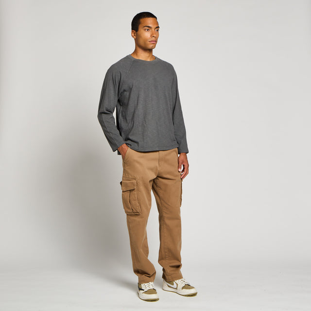 ESSENTIAL RAGLAN T-SHIRT - HEAVY SLUB JERSEY - Bowery NYC