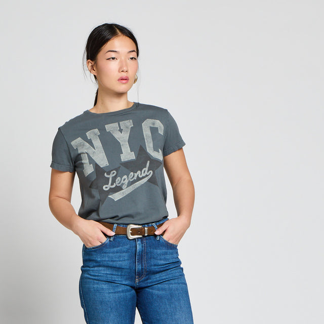 NYC LEGEND T-SHIRT - VINTAGE JERSEY - Bowery NYC