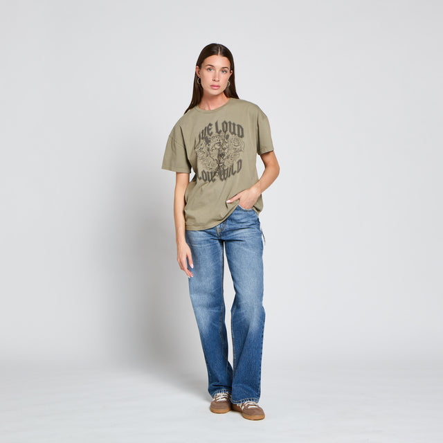 LIVE LOUD T-SHIRT - VINTAGE JERSEY - Bowery NYC