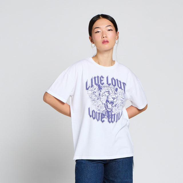LIVE LOUD T-SHIRT - VINTAGE JERSEY - Bowery NYC