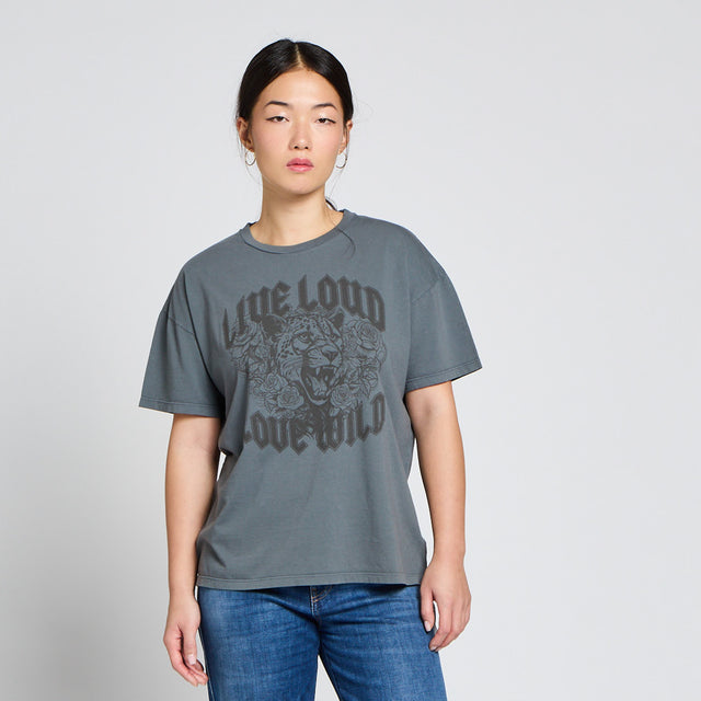 LIVE LOUD T-SHIRT - VINTAGE JERSEY - Bowery NYC