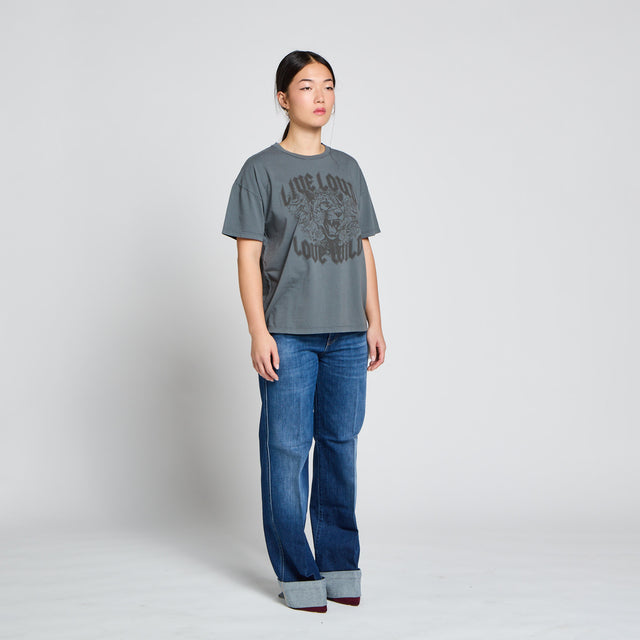 LIVE LOUD T-SHIRT - VINTAGE JERSEY - Bowery NYC