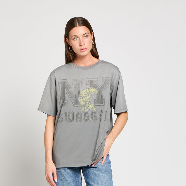 NY SWAGGER GRAPHIC T-SHIRT - HEAVY JERSEY - Bowery NYC