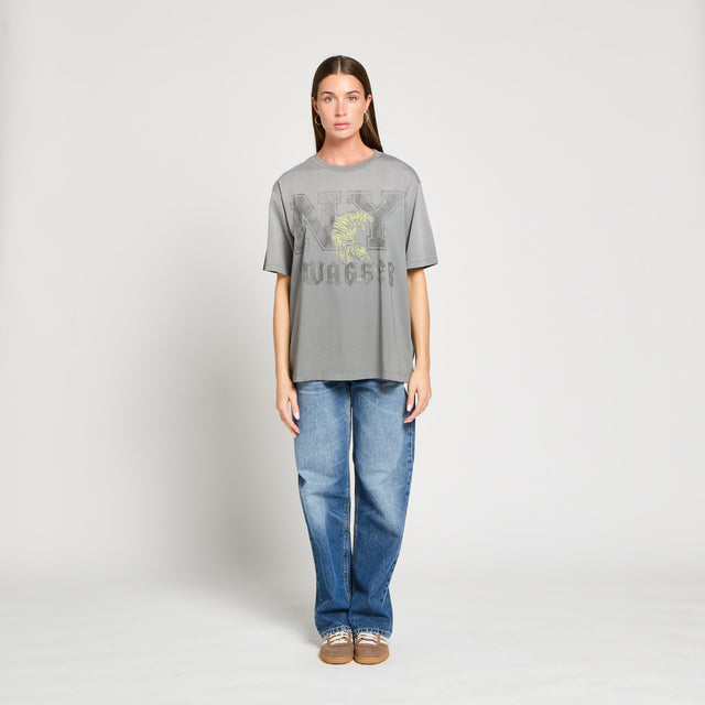 NY SWAGGER GRAPHIC T-SHIRT - HEAVY JERSEY - Bowery NYC