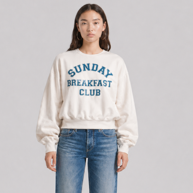 SUNDAY BREAKFAST CLUB MID WEIGHT SWEAT - Bowery NYC