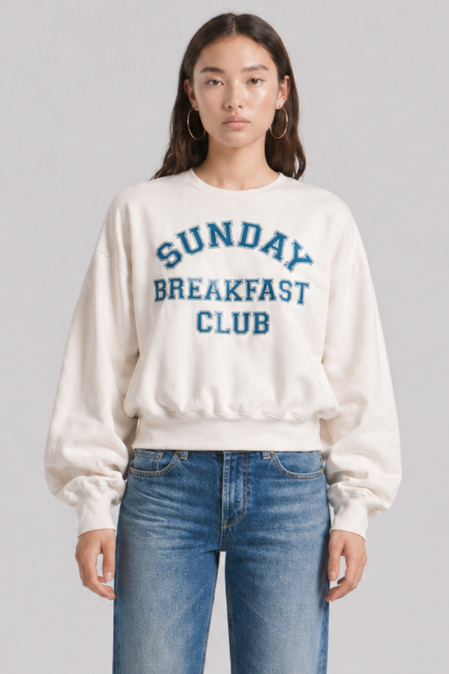 SUNDAY BREAKFAST CLUB MID WEIGHT SWEAT - Bowery NYC