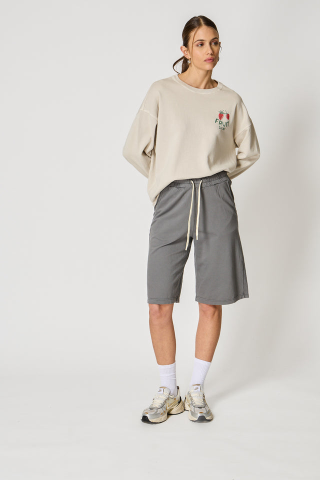ESSENTIAL BERMUDA SHORTS - LIGHT SWEAT - Bowery NYC