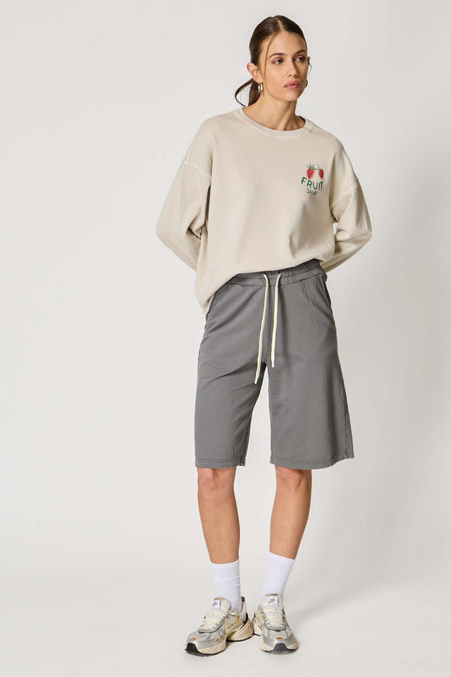 ESSENTIAL BERMUDA SHORTS - LIGHT SWEAT - Bowery NYC
