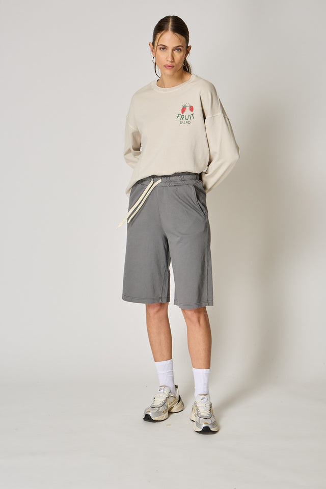 ESSENTIAL BERMUDA SHORTS - LIGHT SWEAT - Bowery NYC