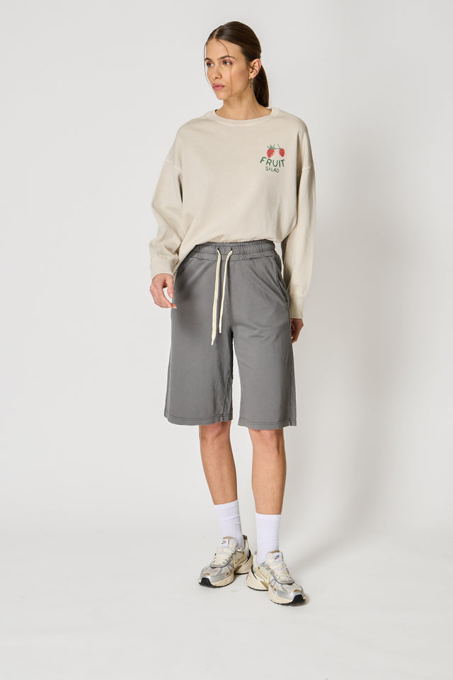ESSENTIAL BERMUDA SHORTS - LIGHT SWEAT - Bowery NYC