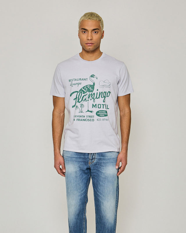 FLAMINGO MOTEL T-SHIRT - VINTAGE JERSEY - Bowery NYC