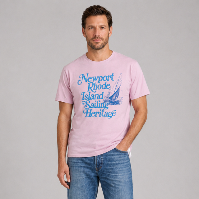 NEWPORT RHODE T-SHIRT - VINTAGE JERSEY - Bowery NYC