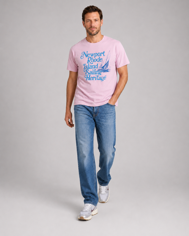 NEWPORT RHODE T-SHIRT - VINTAGE JERSEY - Bowery NYC