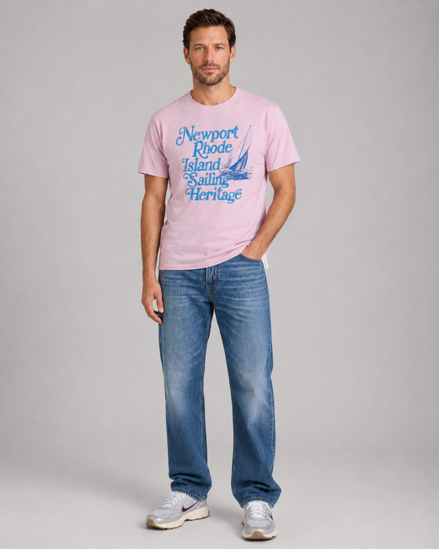 NEWPORT RHODE T-SHIRT - VINTAGE JERSEY - Bowery NYC