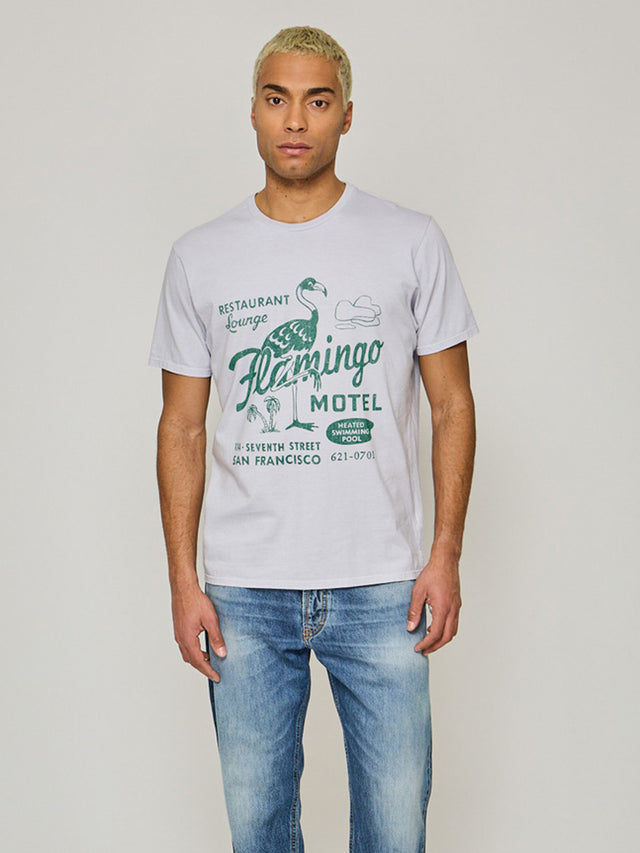 FLAMINGO MOTEL T-SHIRT - VINTAGE JERSEY - Bowery NYC