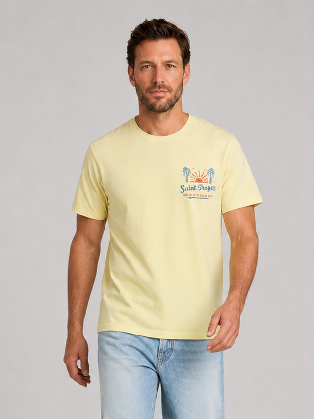 SAINT TROPEZ T-SHIRT - VINTAGE JERSEY - Bowery NYC