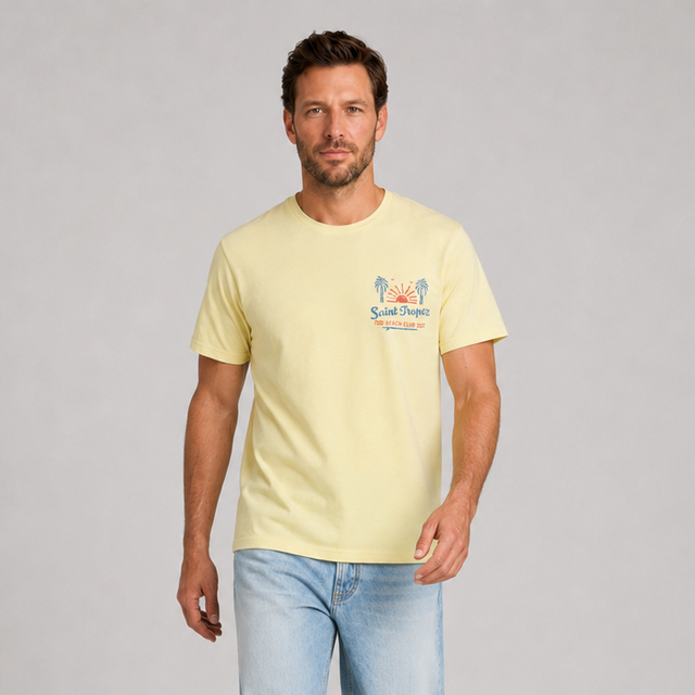 SAINT TROPEZ T-SHIRT - VINTAGE JERSEY