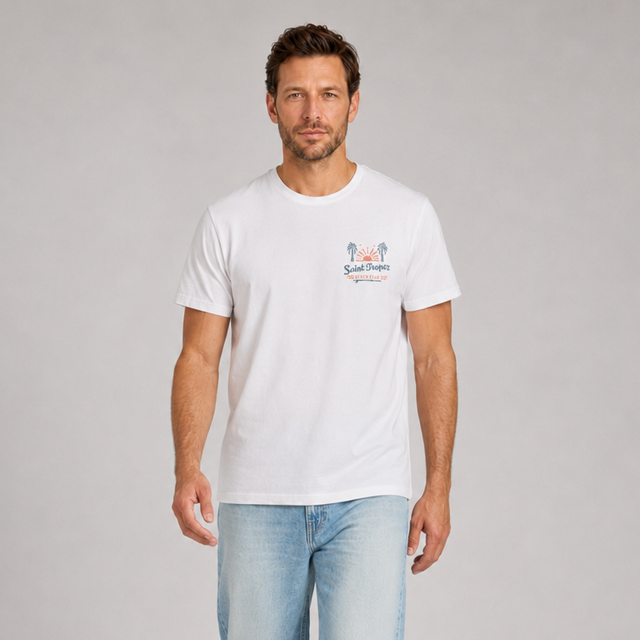 SAINT TROPEZ T-SHIRT - VINTAGE JERSEY