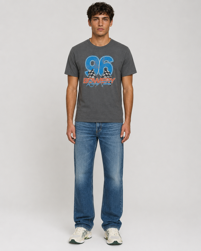 96 BOWERY RACING T-SHIRT - SLUB JERSEY - Bowery NYC