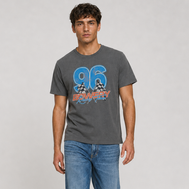 96 BOWERY RACING T-SHIRT - SLUB JERSEY - Bowery NYC