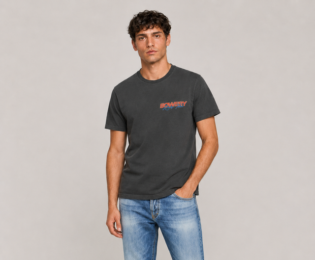 BOWERY RACING T-SHIRT - SLUB JERSEY