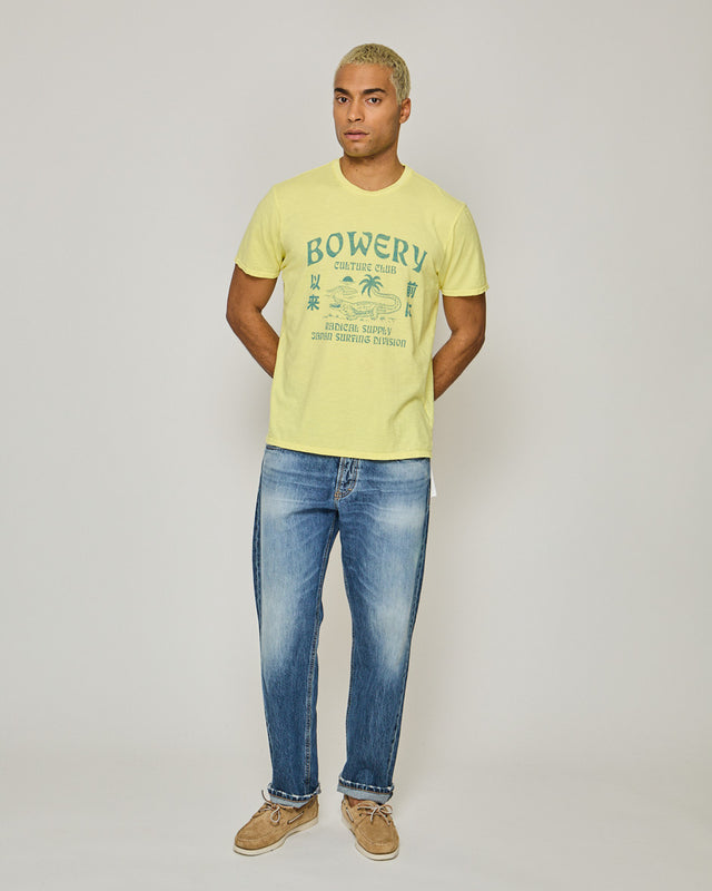BOWERY CULTURE CLUB T-SHIRT - SLUB JERSEY - Bowery NYC