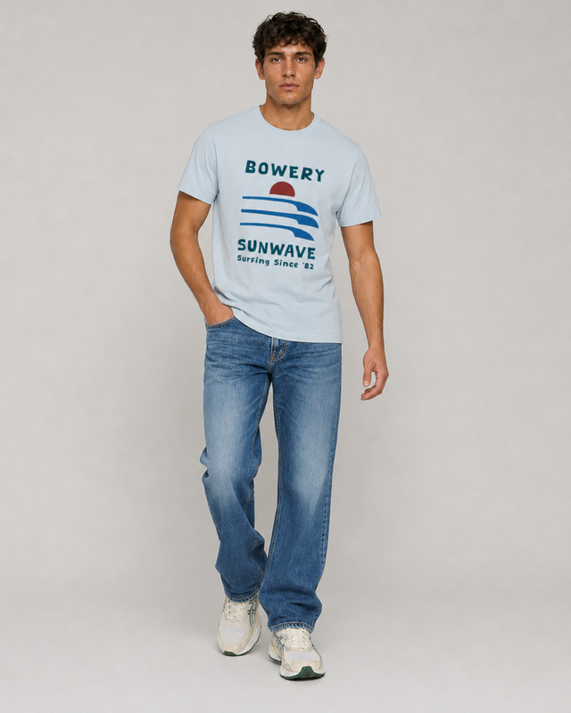 BOWERY SUNWAVE T-SHIRT - SLUB JERSEY - Bowery NYC