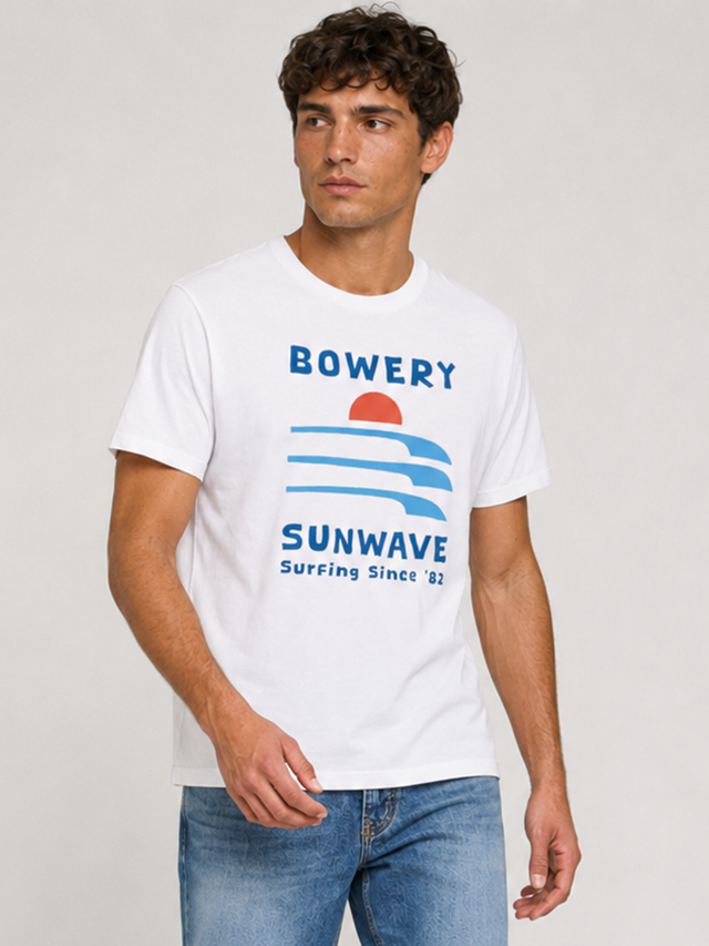 BOWERY SUNWAVE T-SHIRT - SLUB JERSEY - Bowery NYC