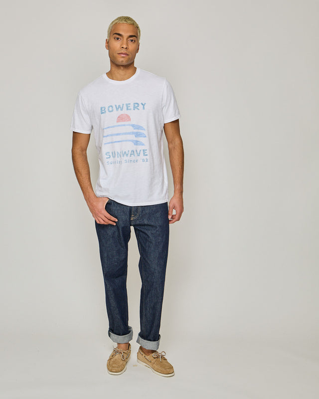 BOWERY SUNWAVE T-SHIRT - SLUB JERSEY - Bowery NYC