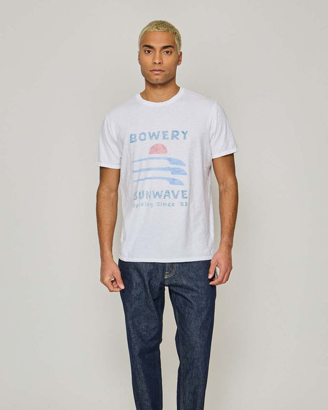 BOWERY SUNWAVE T-SHIRT - SLUB JERSEY - Bowery NYC