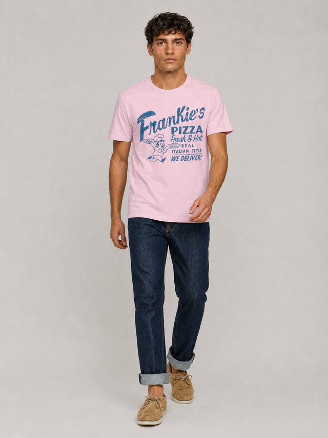 FRANKIE'S PIZZA T-SHIRT - SLUB JERSEY