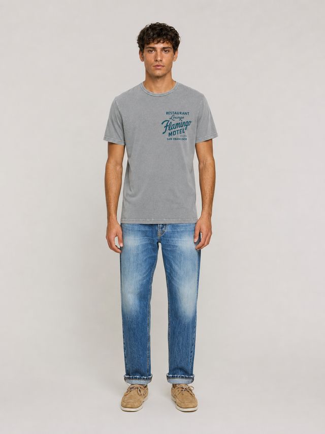 FLAMINGO MOTEL T-SHIRT - SOFT JERSEY