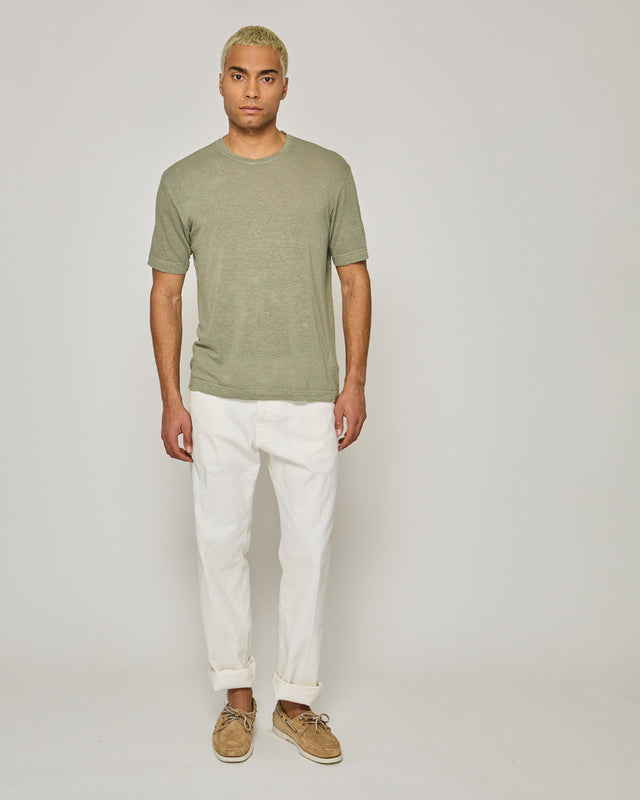 ESSENTIAL T-SHIRT - LINEN JERSEY - Bowery NYC