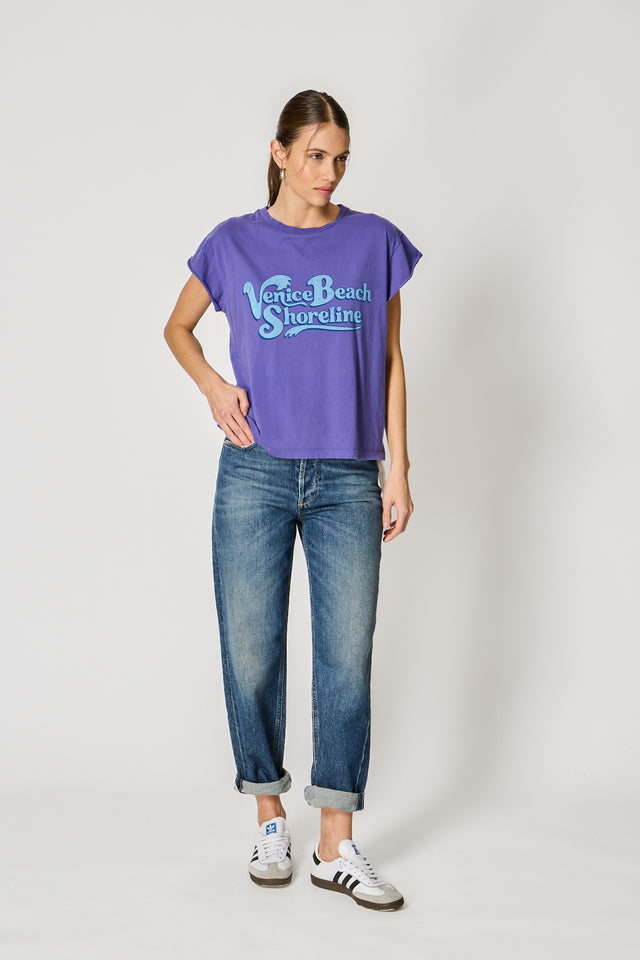 VENICE BEACH SHORELINE T-SHIRT - VINTAGE JERSEY - Bowery NYC