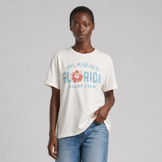 PALM BEACH FLORIDA T-SHIRT - EXTRA FINE JERSEY - Bowery NYC