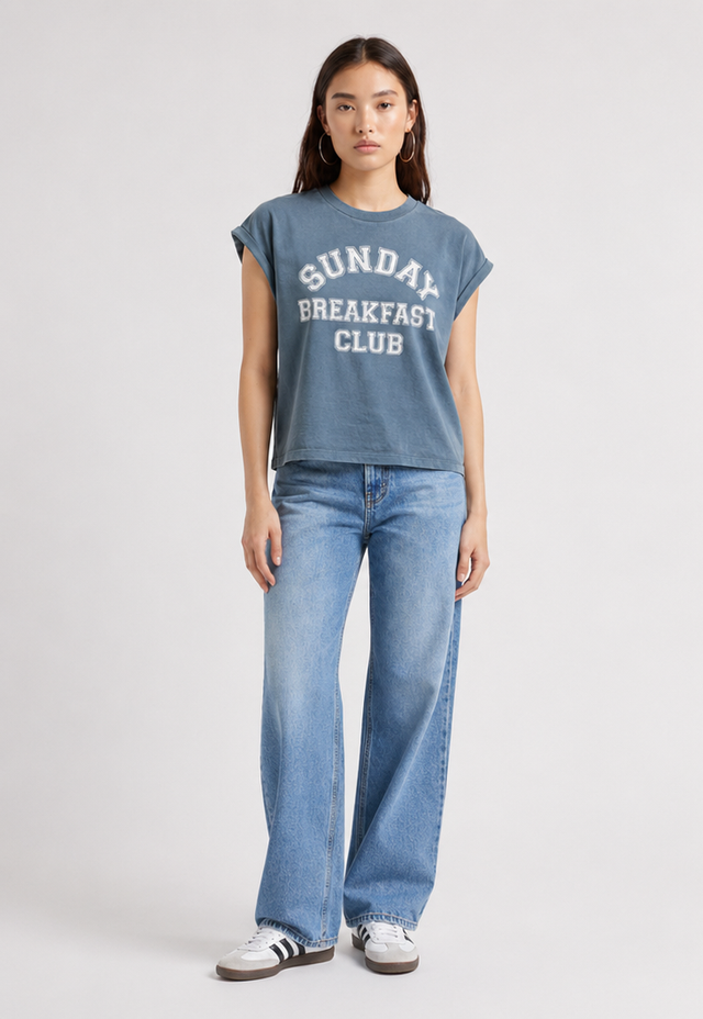 SUNDAY BREAKFAST CLUB T-SHIRT - SOFT JERSEY - Bowery NYC