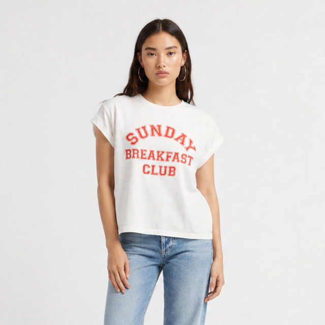 SUNDAY BREAKFAST CLUB T-SHIRT - SOFT JERSEY - Bowery NYC