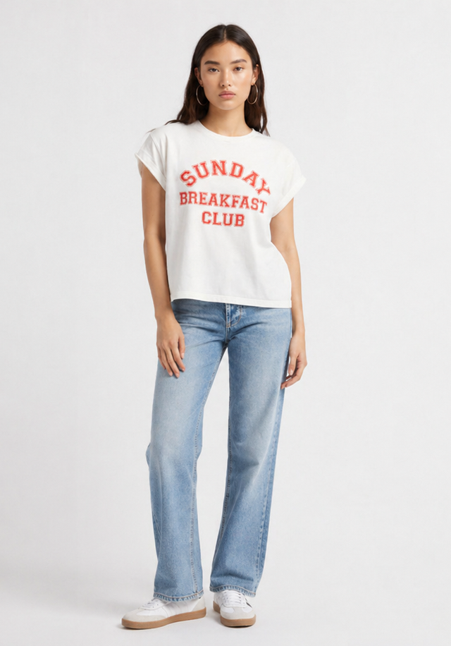 SUNDAY BREAKFAST CLUB T-SHIRT - SOFT JERSEY - Bowery NYC