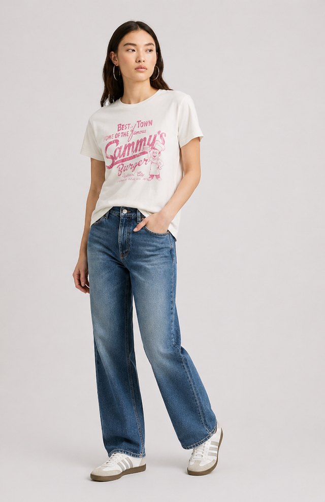 SAMMY'S BURGER T-SHIRT - SLUB JERSEY - Bowery NYC