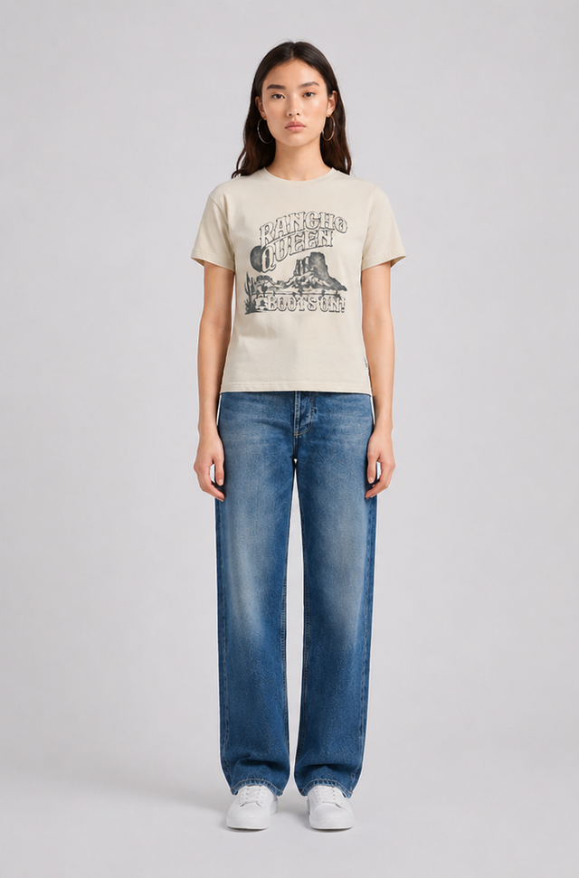RANCHO QUEEN T-SHIRT - SLUB JERSEY - Bowery NYC