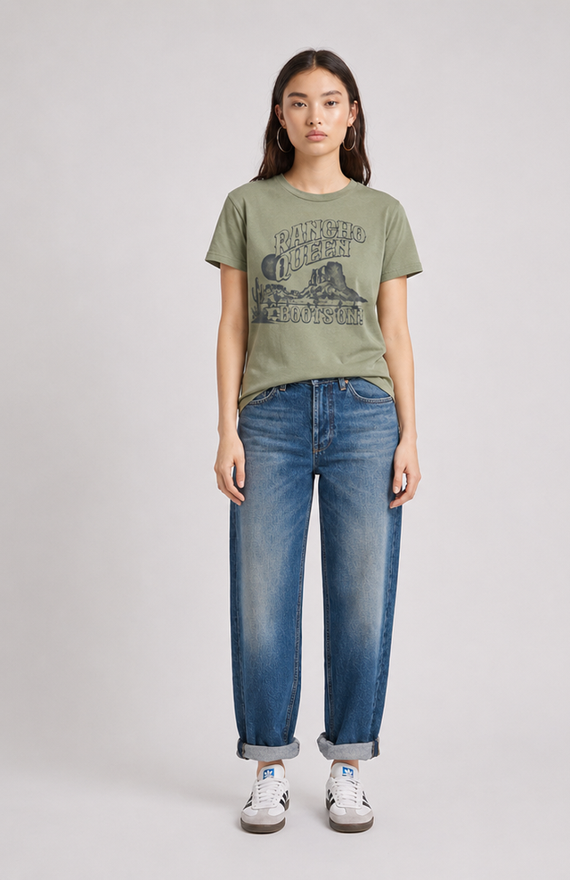RANCHO QUEEN T-SHIRT - SLUB JERSEY - Bowery NYC