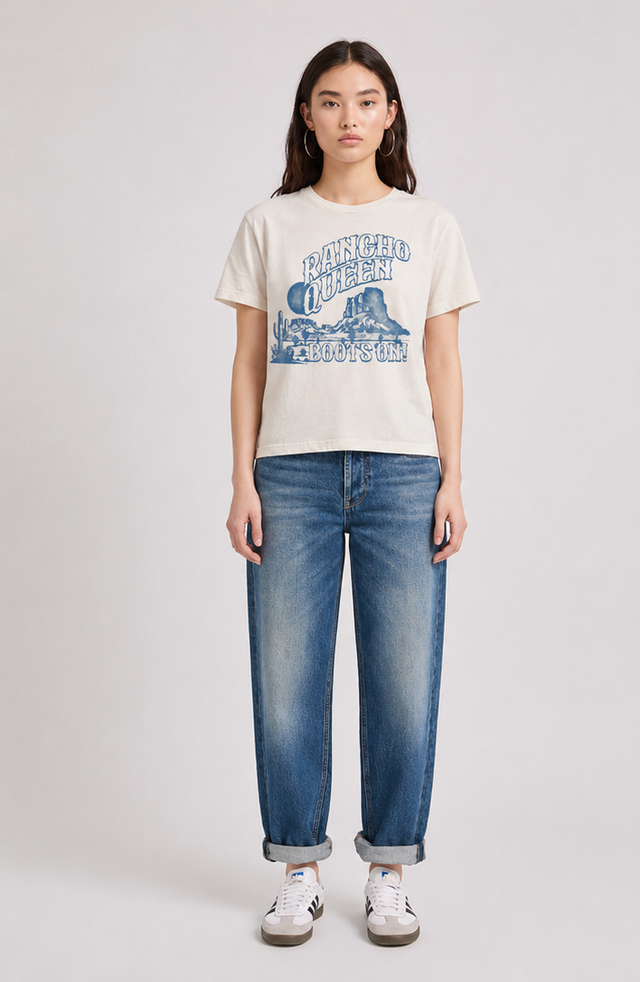 RANCHO QUEEN T-SHIRT - SLUB JERSEY - Bowery NYC