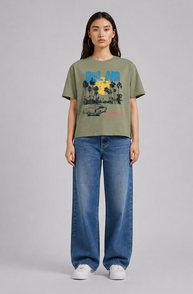 BEL AIR T-SHIRT - SLUB JERSEY - Bowery NYC