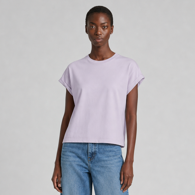 ESSENTIAL ROLLED UP T-SHIRT - VINTAGE JERSEY - Bowery NYC