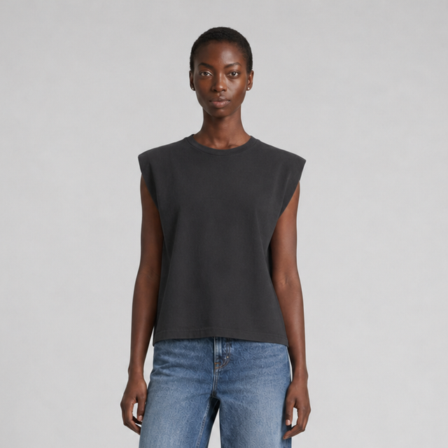 ESSENTIAL PUFF SHOULDER T-SHIRT - VINTAGE JERSEY - Bowery NYC