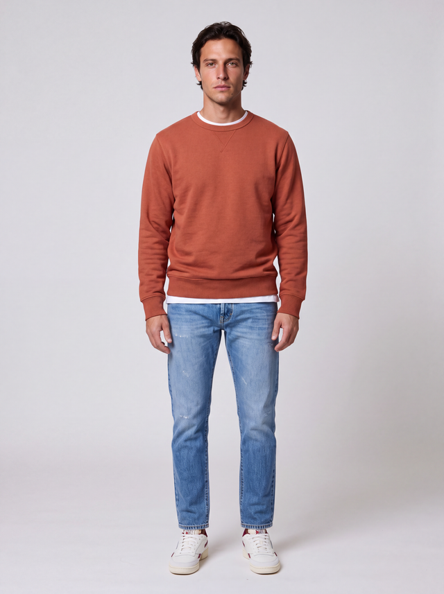 ESSENTIAL DOUBLE PEACHED SWEAT - Bowery NYC