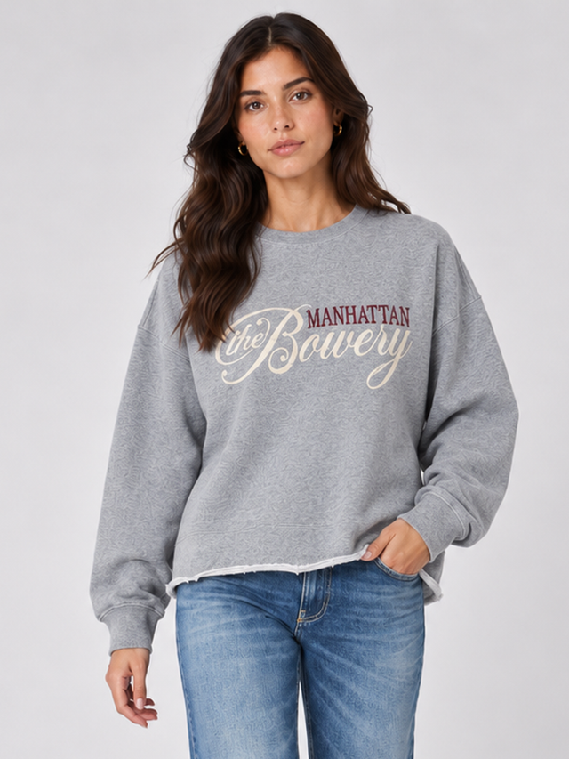 THE BOWERY BRUSHED SWEAT - Bowery NYC
