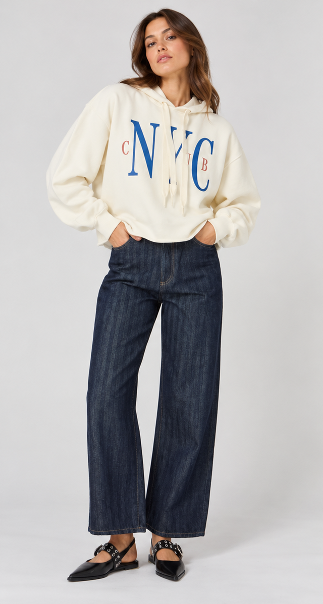 NYC CLUB HOODIE BRUSHED SWEAT