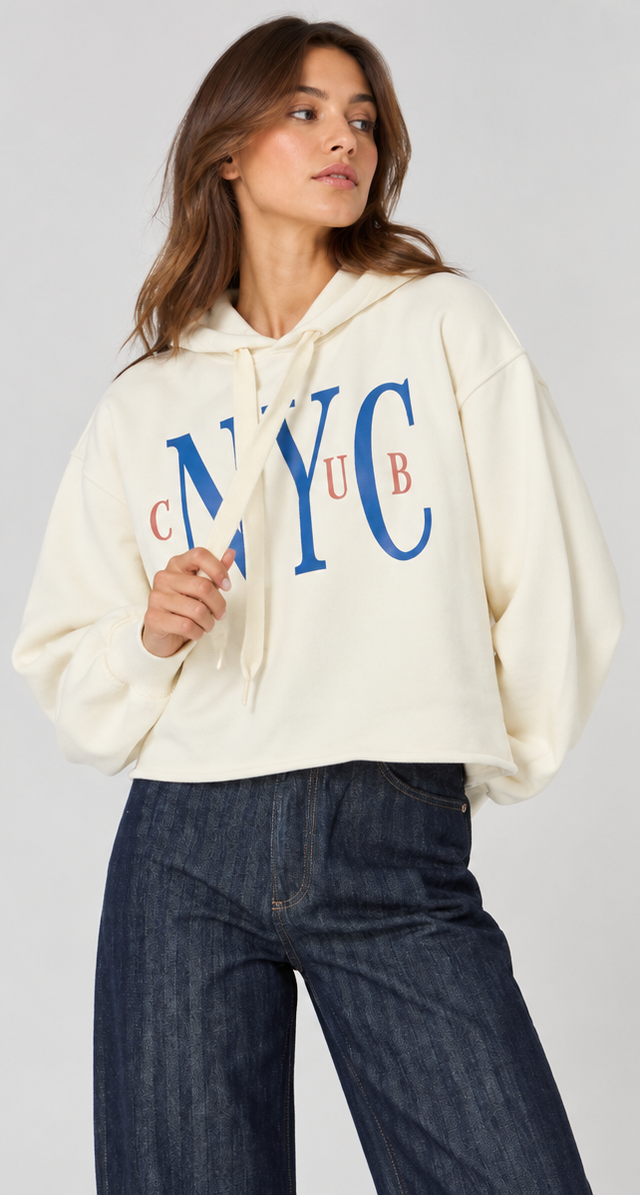 NYC CLUB HOODIE BRUSHED SWEAT